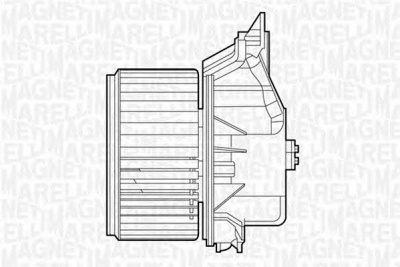 MAGNETI MARELLI 069412529010 -  Электродвигатель, вентиляция салона